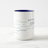 CCSF Blue Hashtag 15 oz mug (Centre)