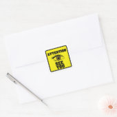 CCTV Symbool NOTICE Vinyl Sticker (Envelop)