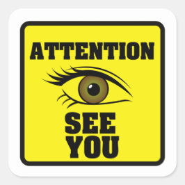 CCTV Symbool NOTICE Vinyl Sticker