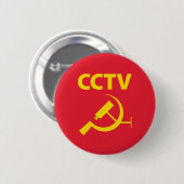 CCTV-vlag Ronde Button 5,7 Cm (Voorkant /achterkant)