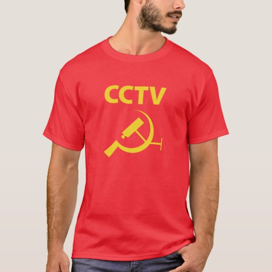 CCTV Yellow T-shirt (Voorkant)