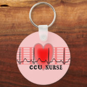 CCU Zuurcadeau Ekg papier en hartontwerp Sleutelhanger (Voorkant)