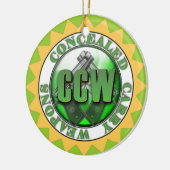 CCW CONCEALED CARRY WEAPON PISTOOL ORNAMENT XMAS (Links)