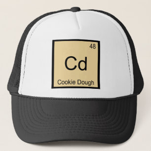Cd - Cookie Dough Chemie Elementsymbool T-shirt Trucker Pet