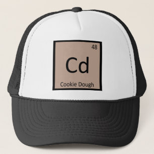 Cd - Cookie Dough Chemie Periodiek Systeem Symbool Trucker Pet