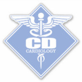 CD-diamant (Cardiologie) Sticker (Voorkant)