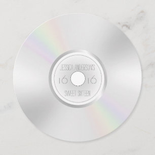 CD DVD Record Album Sweet Sixteen Kaart