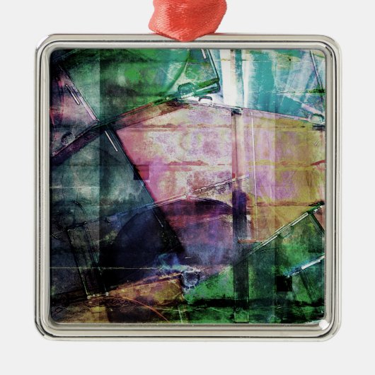  CD Hoesjes Collage Metalen Ornament (Voorkant)