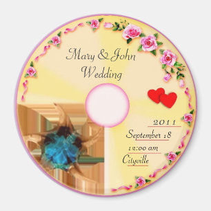 CD Label Weddenschap Magneet