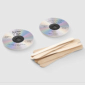 CD Themed Novelty Music Wedding  Handwaaier (Niet-gemonteerd)
