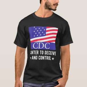 CDC-centra om Amerikaanse vlag te bedriegen en te T-shirt