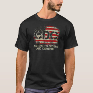 CDC-centra om Amerikaanse vlag te bedriegen en te T-shirt