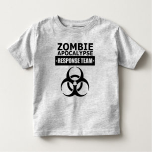 CDC Zombie Apocalypse Response Team Toddler T-shir Kinder Shirts