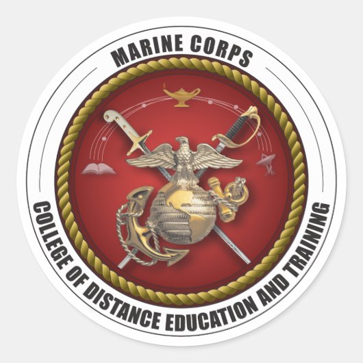 CDET-Stickers Ronde Sticker (Voorkant)