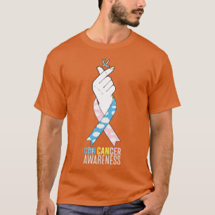 CDH Awareness Month Kpop Finger Heart Gift T-shirt
