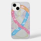 CDH Awareness Ribbon Angel Aangepaste iPhone Case (Achterkant)