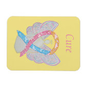 CDH Awareness Ribbon Angel Custom Art Magnets Magneet (Horizontaal)