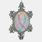 CDH Awareness Ribbon Angel Ornament (Links)