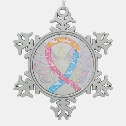 CDH Awareness Ribbon Angel Ornament (Voorkant)