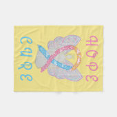 CDH Awareness Ribbon Angel Soft Fleece Blankets (Voorkant (Horizontaal))