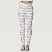 CDH Awareness Ribbon Hope Cure Cherub Leggings (Voorkant)