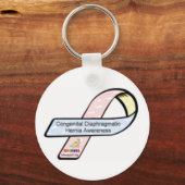 CDH Awareness Ribbon Sleutelhanger (Voorkant)
