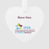 CDKL5 ORNEMENT DE COEUR PERSONNALISABLE (dos)