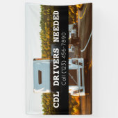 CDL Drivers hebben zakelijke banner nodig (Verticaal)