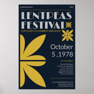 CDlentpeasfest Poster