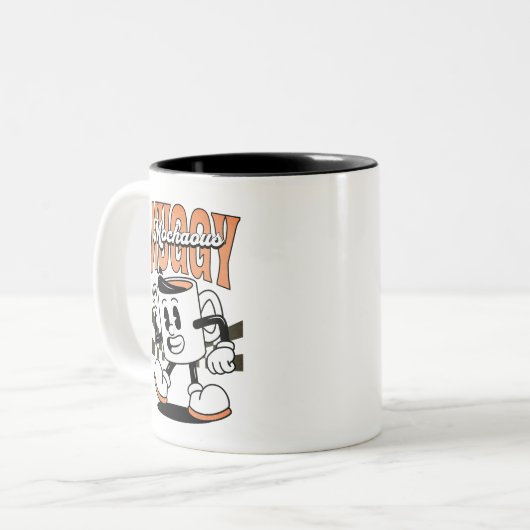 CDmuggymo Tweekleurige Koffiemok (Voorkant links)