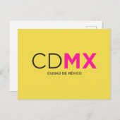 CDMX-briefkaart Briefkaart (Voorkant / Achterkant)