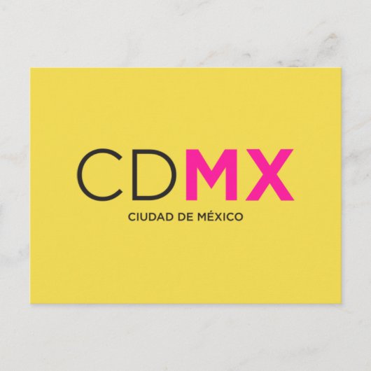 CDMX-briefkaart Briefkaart (Voorkant)