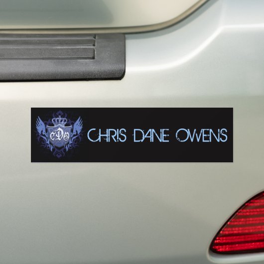 CDO Crown & Shield — Bumpersticker (Op auto)