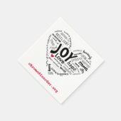 CDO Heart Napkin Servet (Hoek)