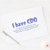 CDO OVALE STICKER (Envelop)
