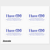 CDO OVALE STICKER (Vel)