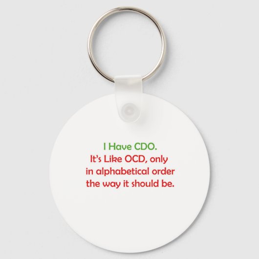 CDO SLEUTELHANGER (Voorkant)