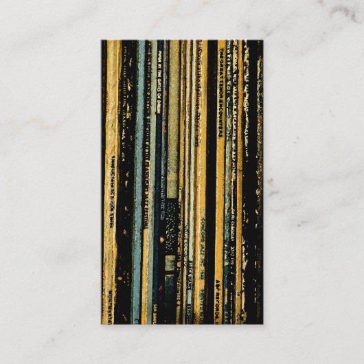 CD's Vinyltapes Visitekaartje (Voorkant)