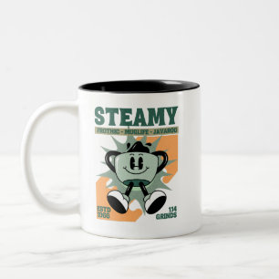 CDsteamyfoor Tweekleurige Koffiemok
