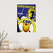 CDU Election Poster 1950s Hold the direction! (Cuisine)