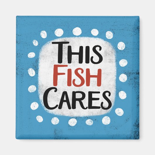 Ce aimant de réfrigération de soin de poisson (Devant)