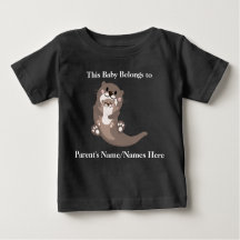 Ce bébé appartient à...Personalizable Baby T-shirt
