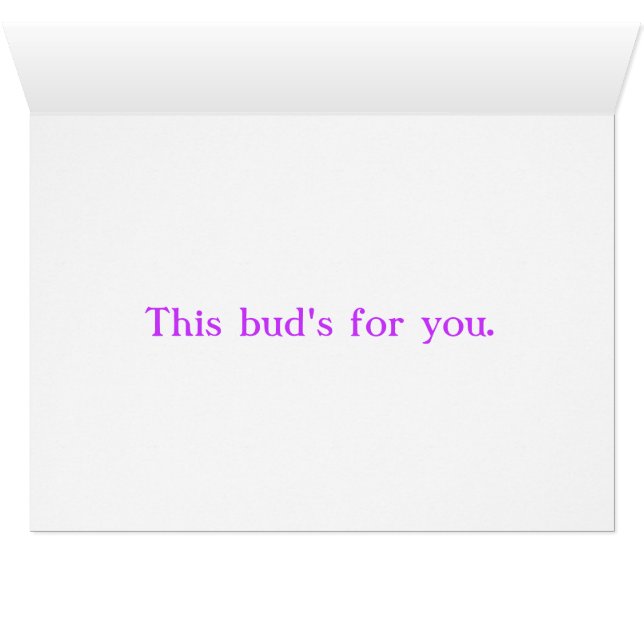 Ce bourgeon pour vous (Intérieur Horizontal (Bas))