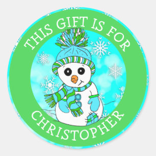 Ce cadeau est pour Noël étiquette cadeau