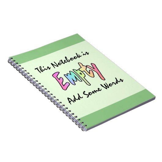 Ce Carnet est vide Ajouter quelques mots (Côté Droit)