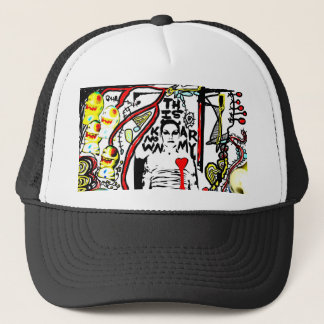 Ce casquette connu de camionneur d'armée