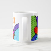 Ce Ce Pop, uitsluitend gekleurd Extra Grote Beker (Achterkant)