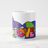 Ce Ce Pop, uitsluitend gekleurd Extra Grote Beker (Voorkant)