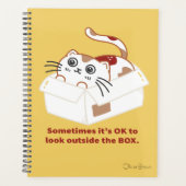 Ce chat Vie Chat dans une boîte avec nom (Devant)