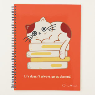 Ce chat Vie mignonne Chat Rouge avec le nom